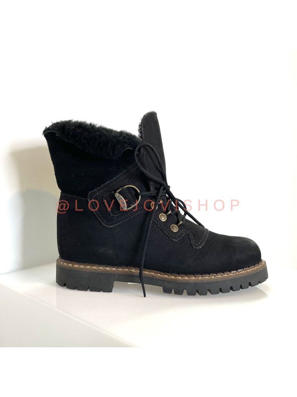 Boots | Sorel Black Shearling Construction Boots | Waterproof Leather Streetwear